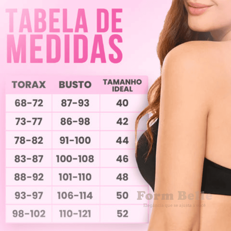 Sutiã Perfeito Sync Comfort Tomara que Caia - COMPRE 1 LEVE 2