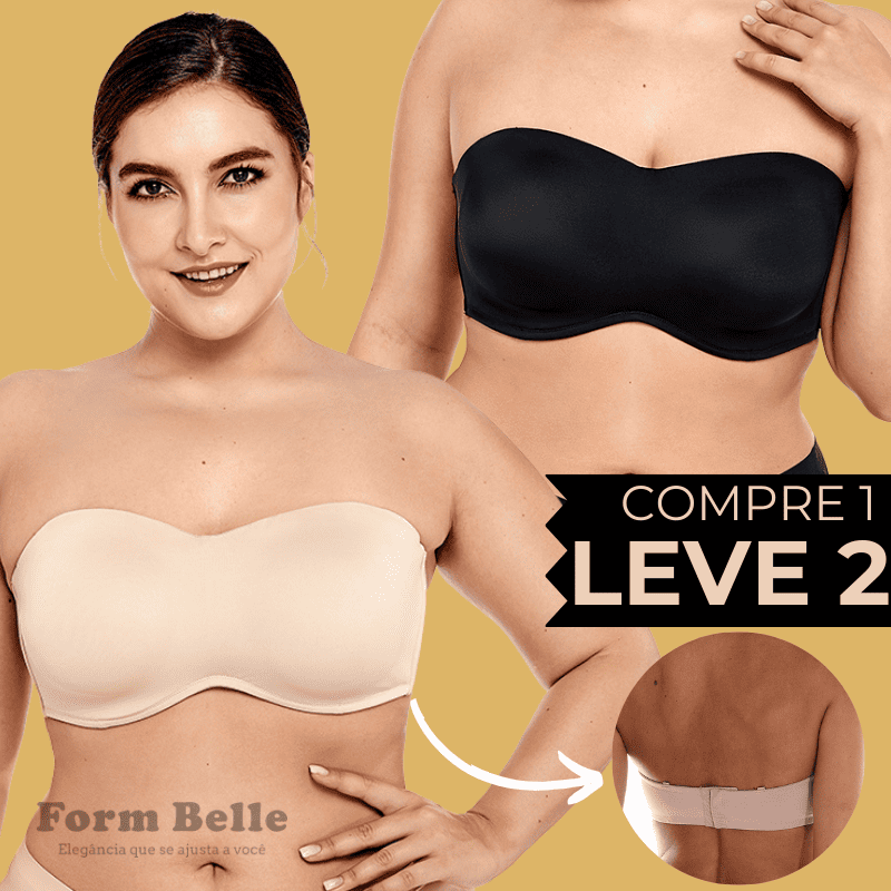 Sutiã Perfeito Sync Comfort Tomara que Caia - COMPRE 1 LEVE 2