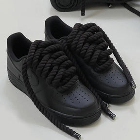 AIR F ROPE Laces 1 - Preto- (CADARÇO PRETO)