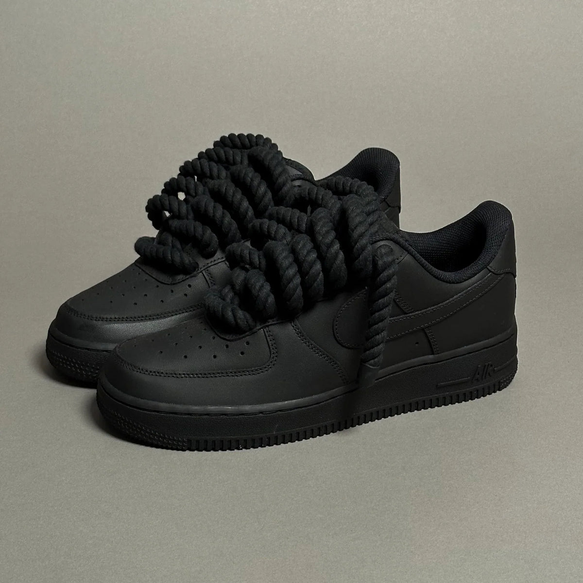 AIR F ROPE Laces 1 - Preto- (CADARÇO PRETO)